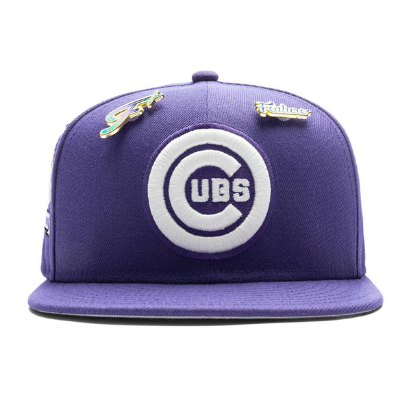 Chicago Cubs MLB City Icon Light Brown Chrome White 59FIFTY Fitted