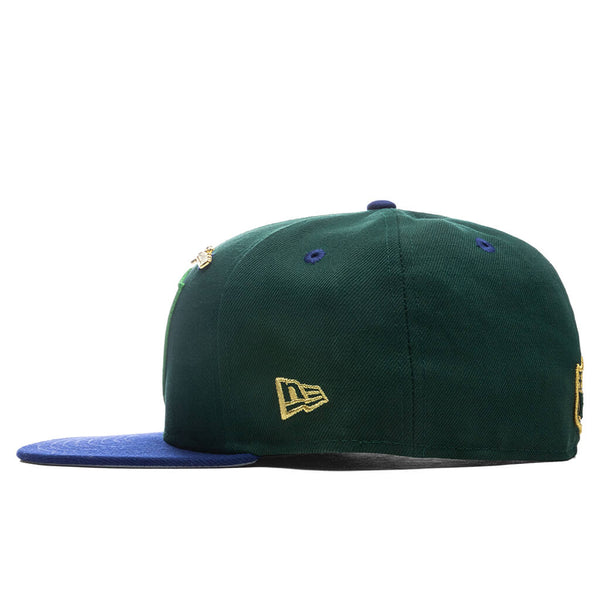 Feature x New Era Timepiece Las Vegas Raiders 59Fifty Fitted Hat  Green/Royal - FW21 - US