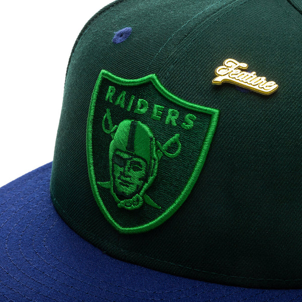 Feature x New Era Timepiece Las Vegas Raiders 59Fifty Fitted Hat