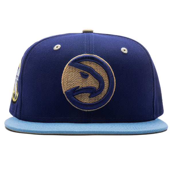 GOLDEN STATE WARRIORS SAND & SKY FITTED HAT MITCHNELL & NESS