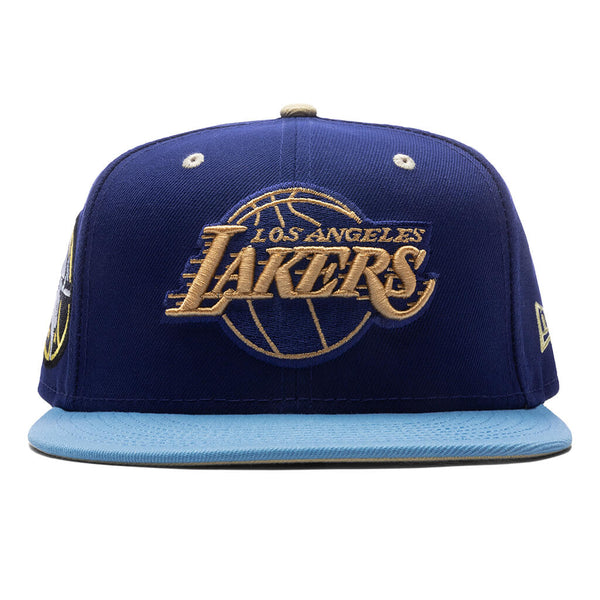 Mitchell & Ness Los Angeles Lakers Tie Dye Beanie - Purple - One Size
