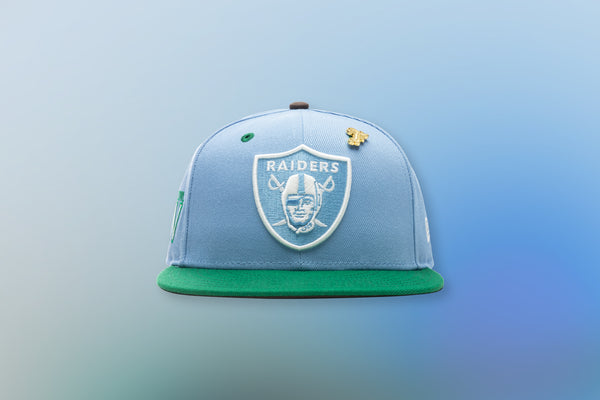 Feature x New Era Earth Las Vegas Raiders Fitted - Birdseye Blue/Kel