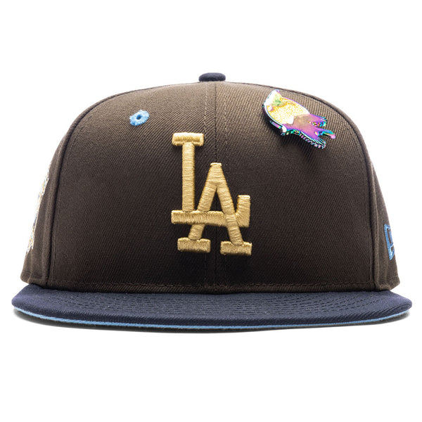 Los Angeles Dodgers New Era Scarlet Undervisor 59FIFTY Fitted Hat