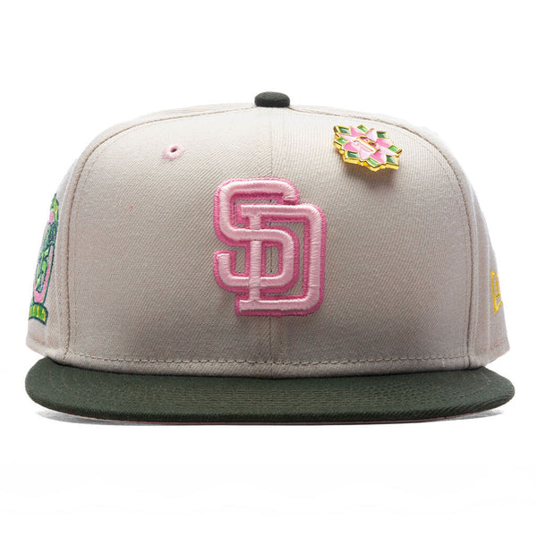 Lids San Diego Padres New Era 40th Team Anniversary 59FIFTY Fitted Hat -  White/Pink