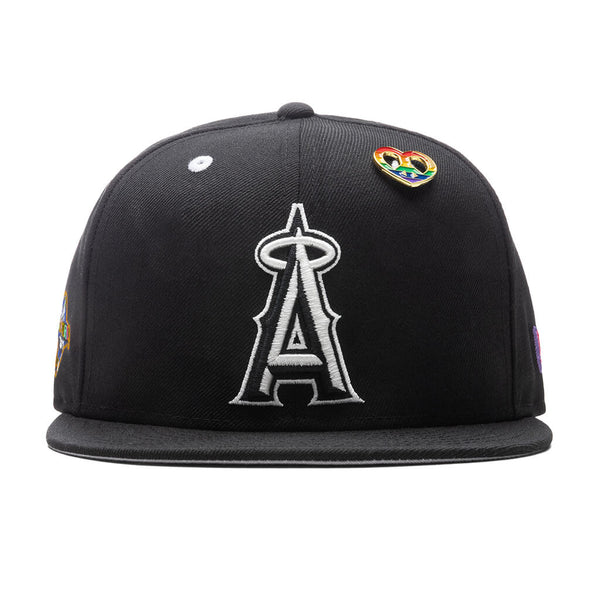 New Era 59FIFTY Los Angeles Angels Patch Pride Fitted Hat 7 5/8