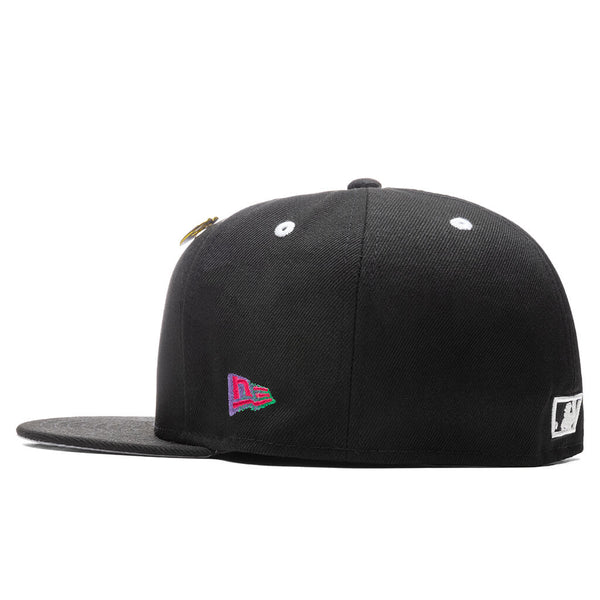 New Era 59FIFTY San Diego Padres Friar Pride Black Rainbow Fitted Hat