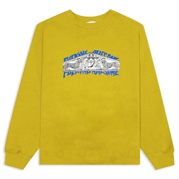 Fresco Crewneck - Antique Moss