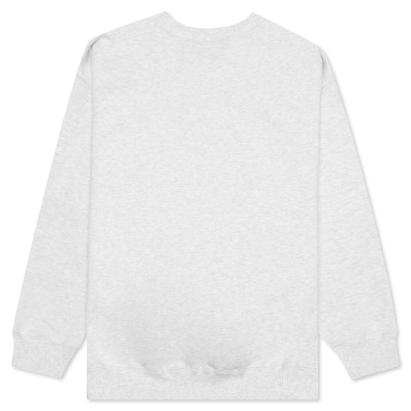 Gum Stamp Crewneck - Heather Grey