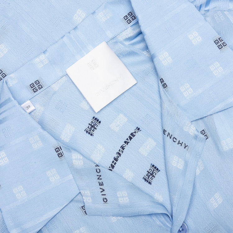 Boxy Feather Print Hawaiian Shirt main image 1