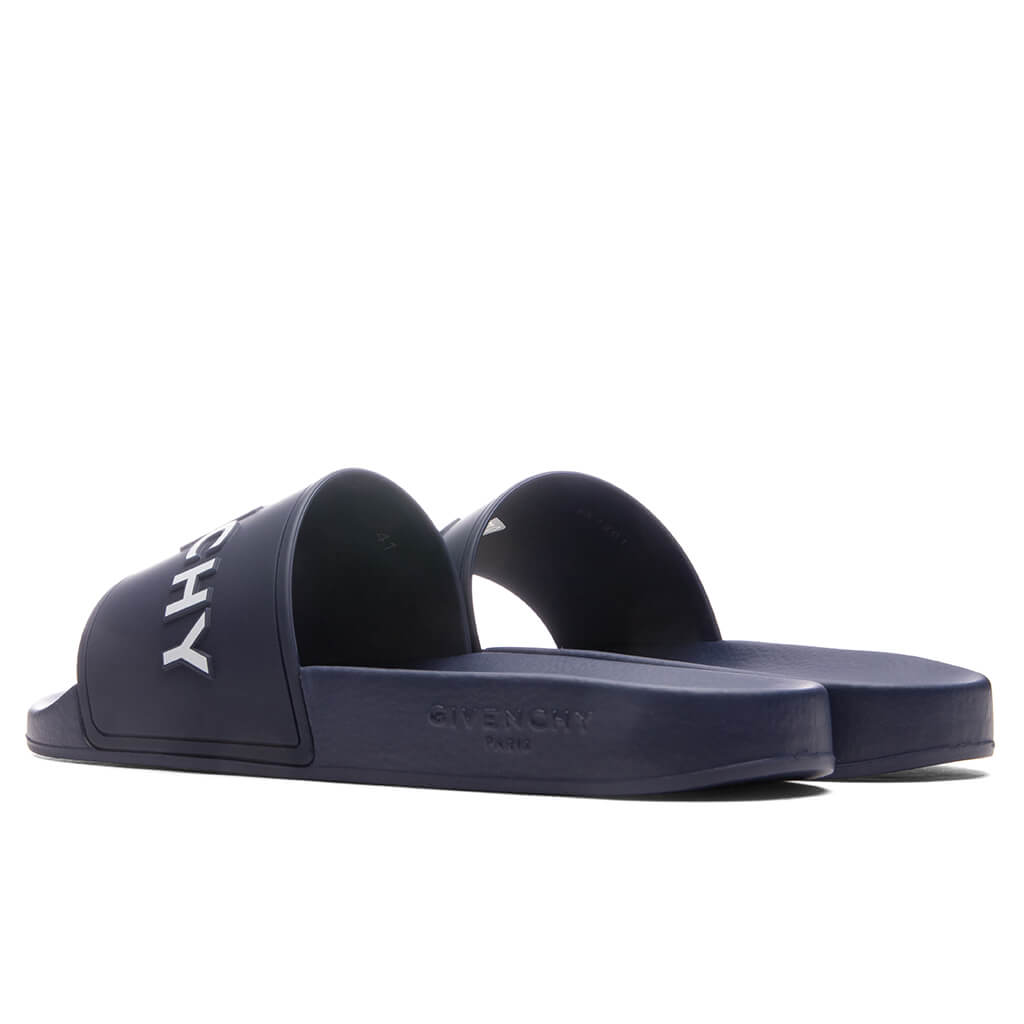 Slide Flat Sandals - Steel Blue – Feature display picture 1