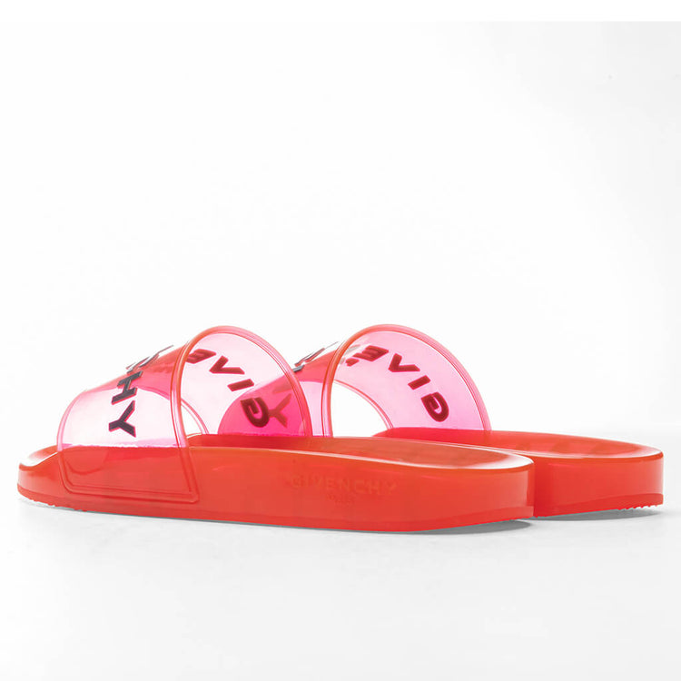 Slide Transparent Sandal - Red – Feature display picture 1