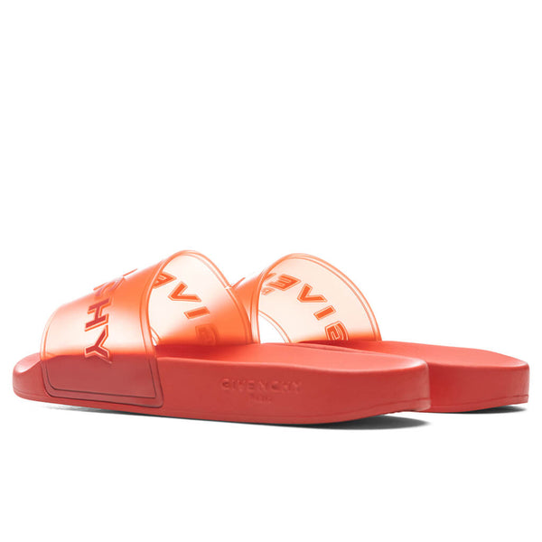 Orange givenchy outlet slides