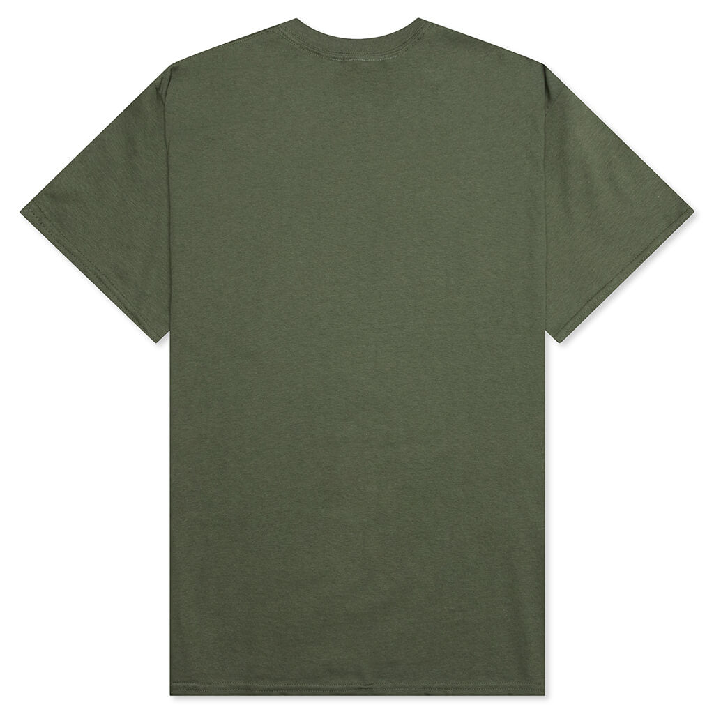 Fireball Tee - Military Green – Feature