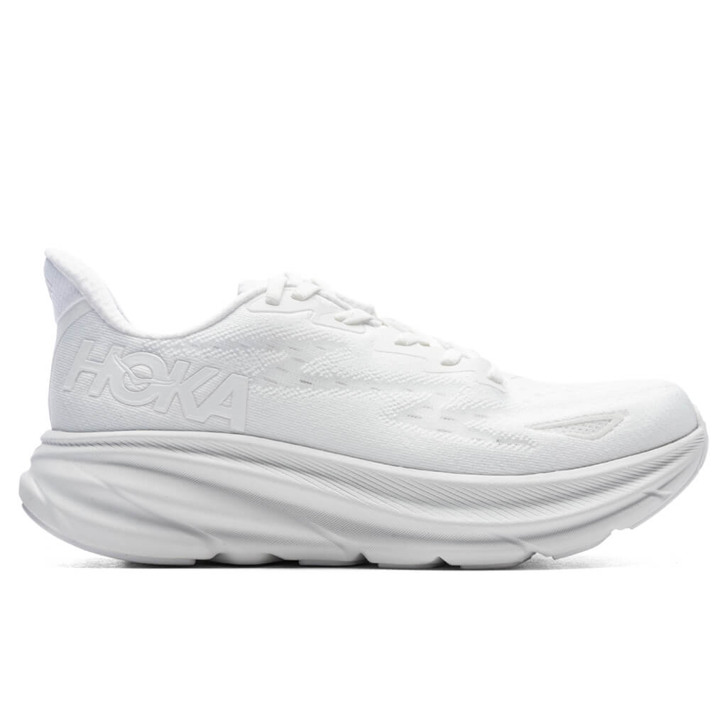 Women's Clifton 9 - White/White – Feature