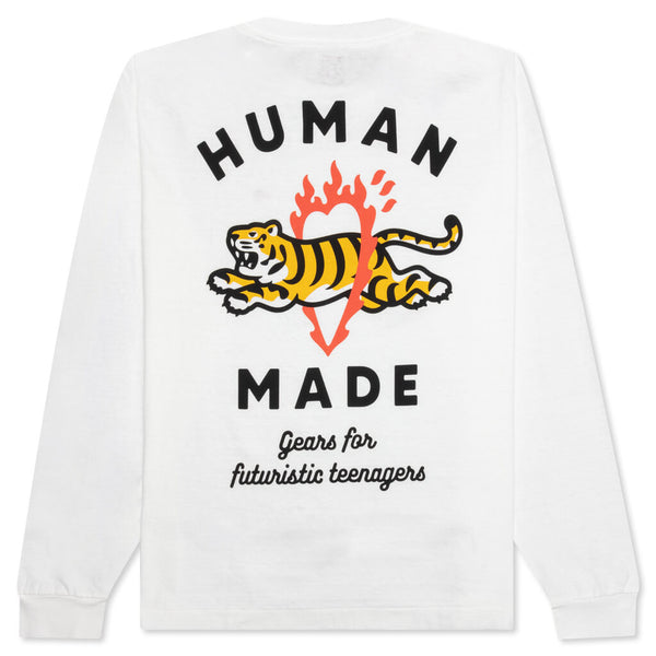 Graphic L/S T-Shirt #03 - White – Feature