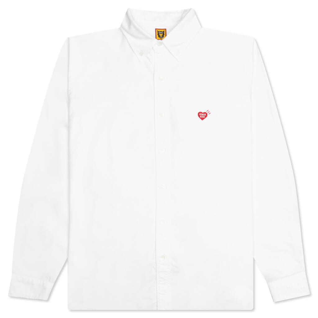 Oxford BD L/S Shirt - White – Feature