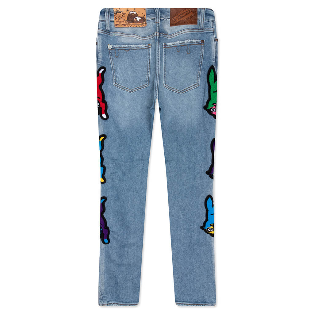 Bill Breaker Jean Med Wash Blue Jean Feature