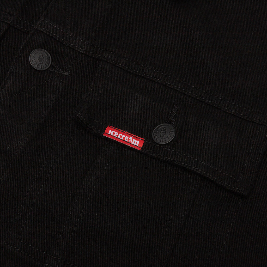 Dagger Denim Jacket - Black – Feature