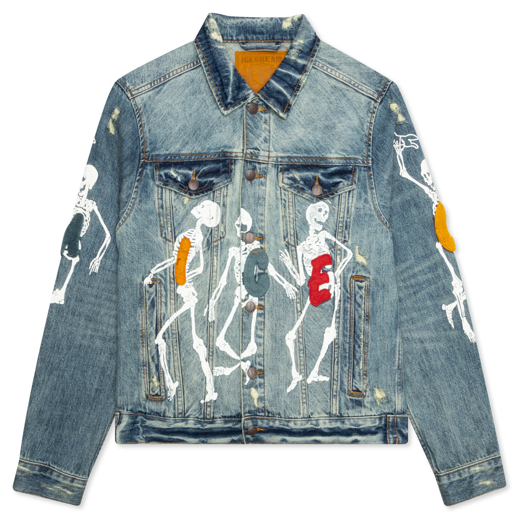 Denim Jacket - Medium Blue Wash – Feature