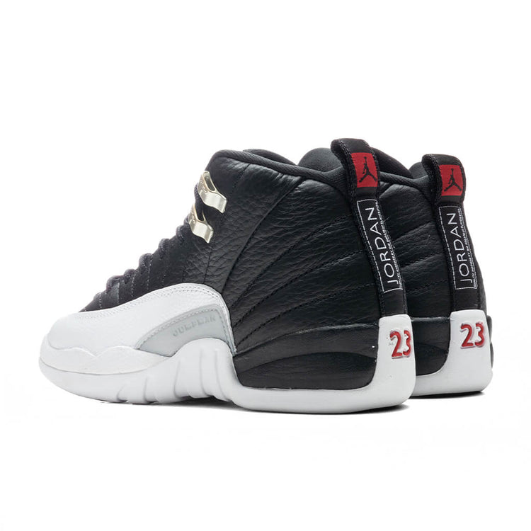 Jordan Air 12 Retro White Black Red Jordan - Boy - PS Retro 12 - White/Gym Red/Black – Nohble main image 3
