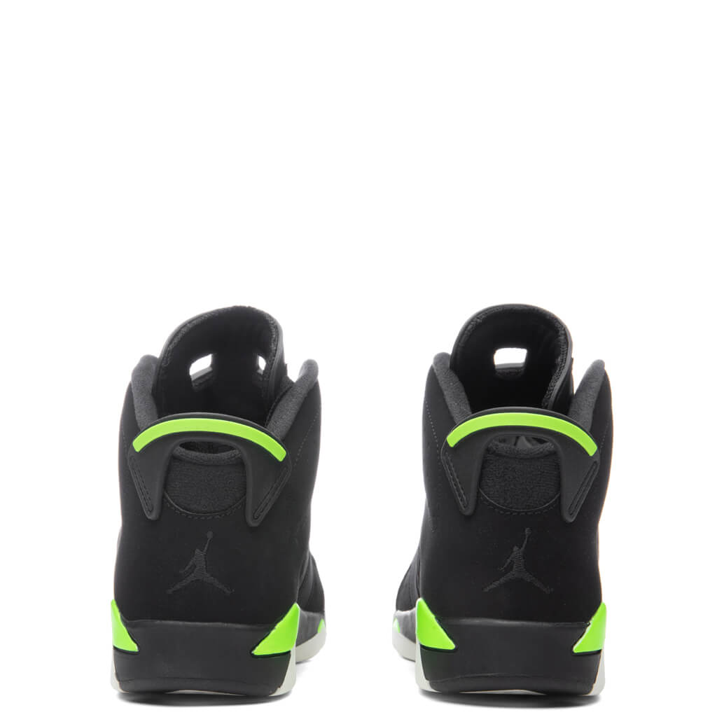 Nike Air Jordan Retro 6 Electric Green and Black Preschool PS 384666 003 popular