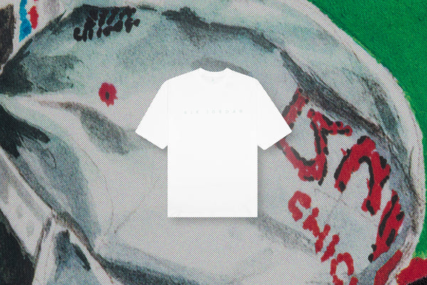 UNION LA X JORDAN S/S T-SHIRT - WHITE / GREY HAZE