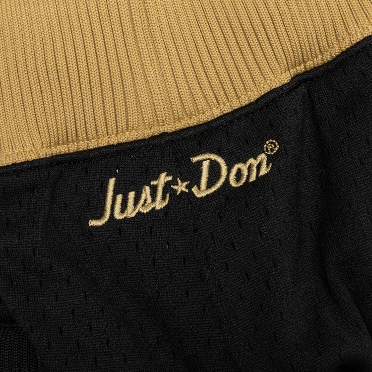 NFL Throwback Saints Shorts Black Feature