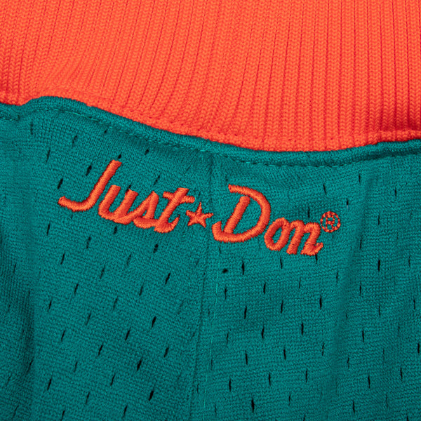 Just Don - NFL Throwback Dolphins Shorts - Teal, Green / SM | Feature