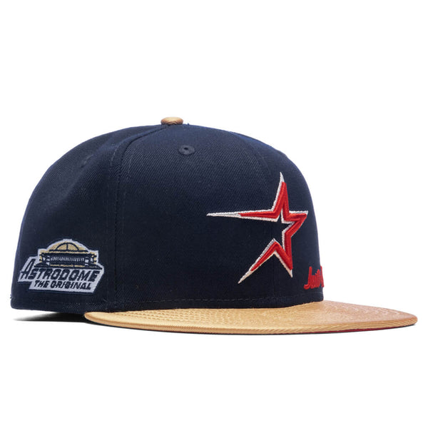 New Era x Just Don Houston Astros MLB 59FIFTY Unisex Fitted Cap Black  60293462