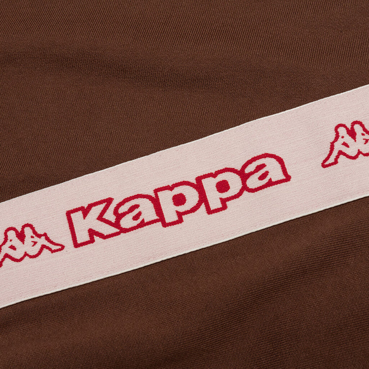 Logo Tape Apet 2 Hoodie - Brown/Pink LT/Red Cherry – Feature display picture 1