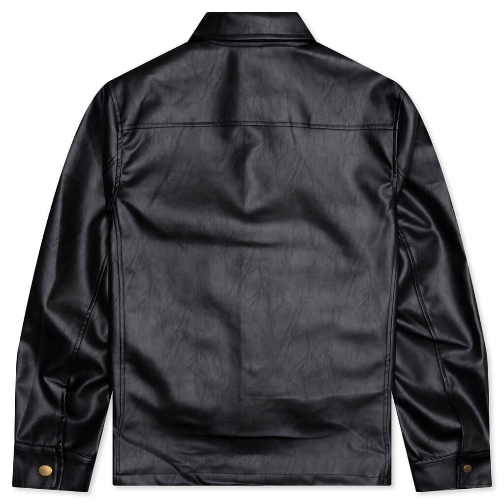 Blue Street Hooligans Faux Leather Jacket - Multi – Feature
