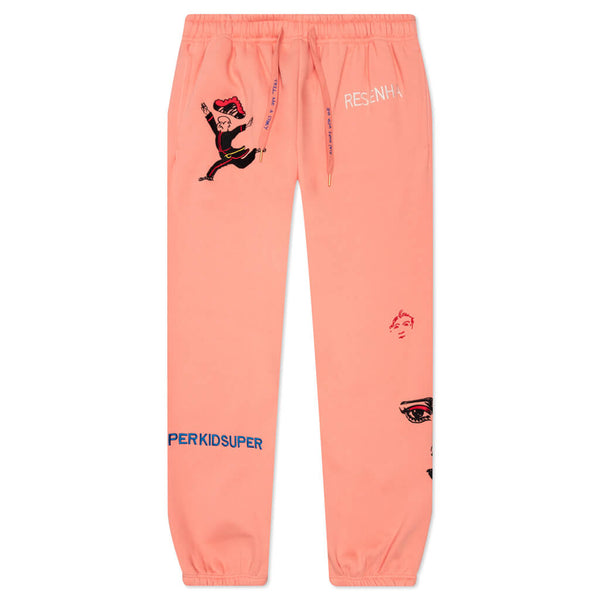 Super Sweatpants [Baby Pink] - KidSuper