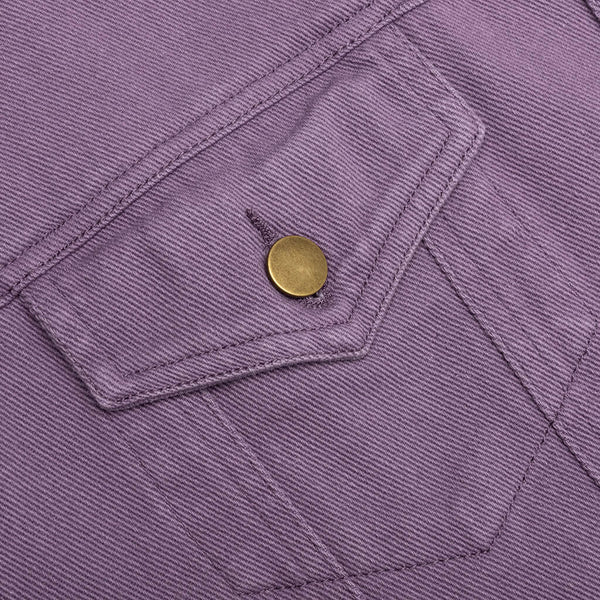 Buy KidSuper Swingset Denim Top Jacket 'Purple' - KSAW22 05 10