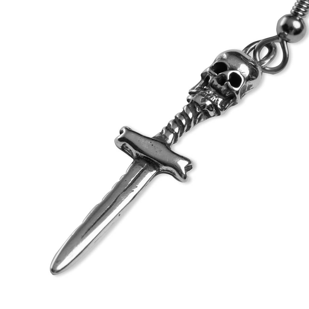 Vicious Dagger Earring - Silver – Feature