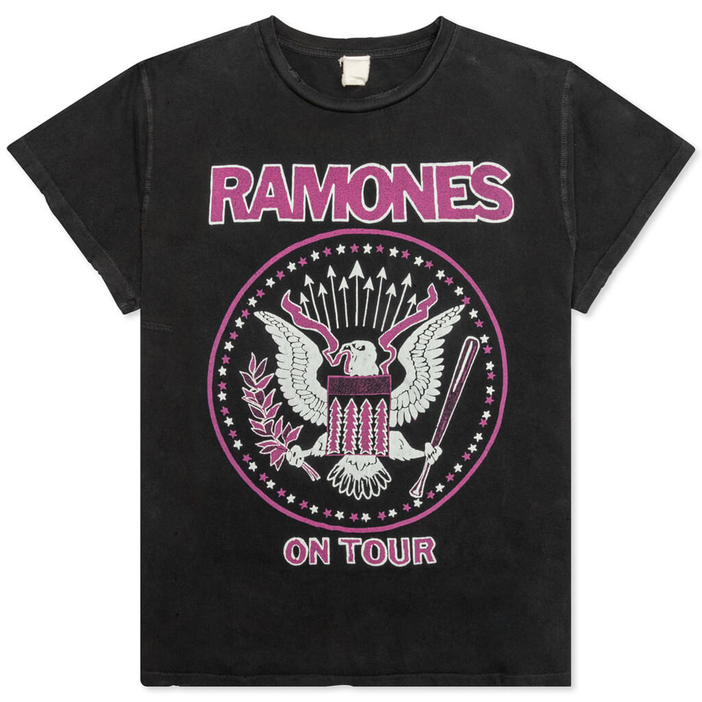 Ramones Tour Crew Tee - Coal Pigment – Feature