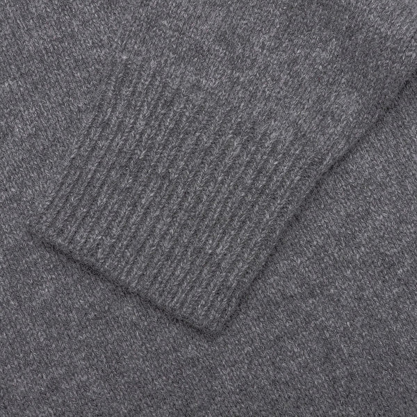 Maison Margiela Gray Elbow Patch Sweater In Grey