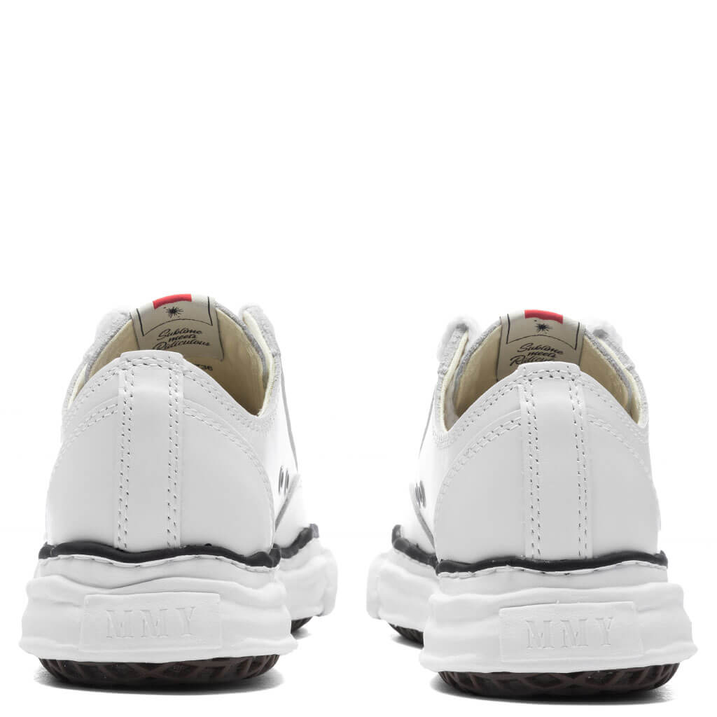 Peterson Low OG Sole Leather Sneaker - White | Maison MIHARA