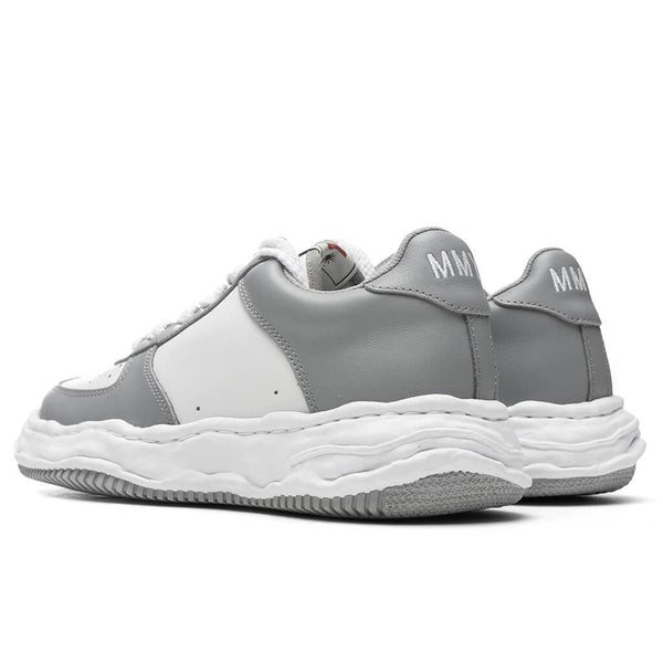Wayne Low OG Sole Leather Sneaker -Grey/White | Maison