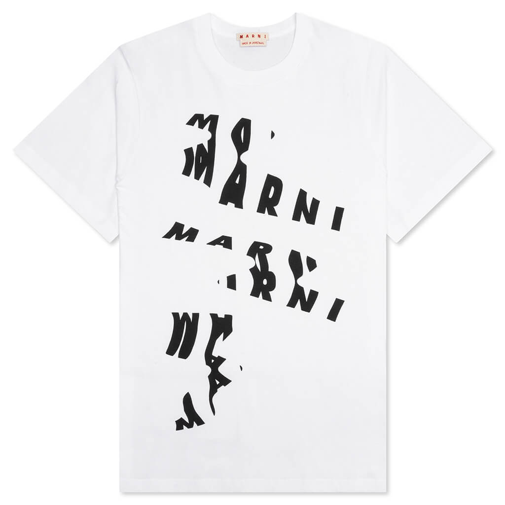 Scanned Logo T-Shirt - Lily/White – Feature