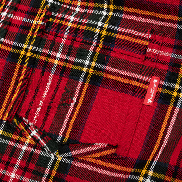 Mastermind Japan - Reversible Shirt - Red Tartan Plaid
