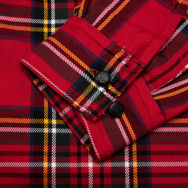 Reversible Shirt - Red Tartan Plaid – Feature