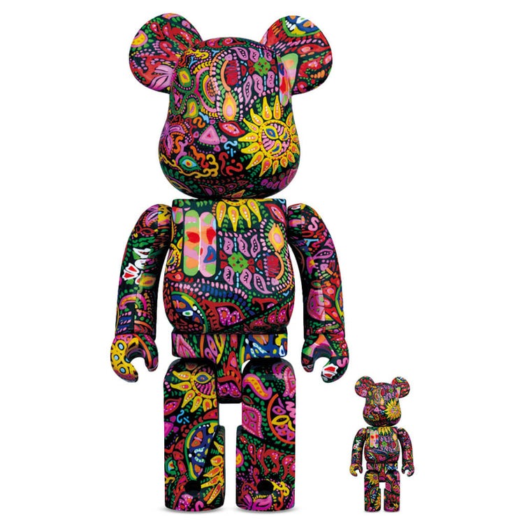 Psychedelic Paisley 100% & 400% BE@RBRICK Set – Feature