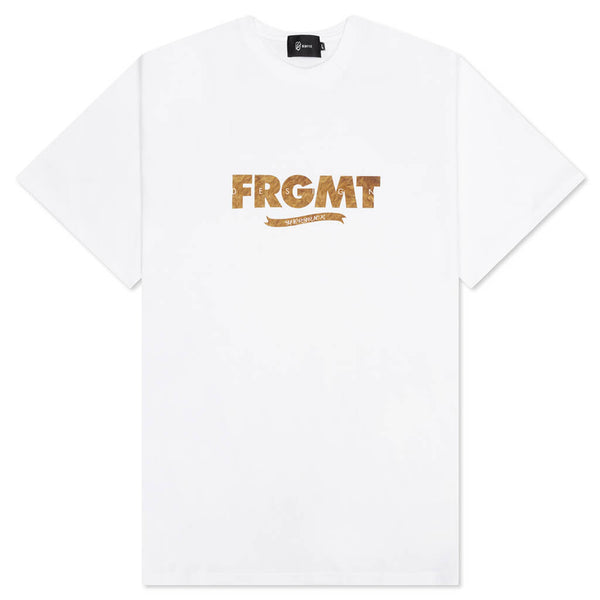 Medicom Toy x fragment design Logo BE@RTEE - White