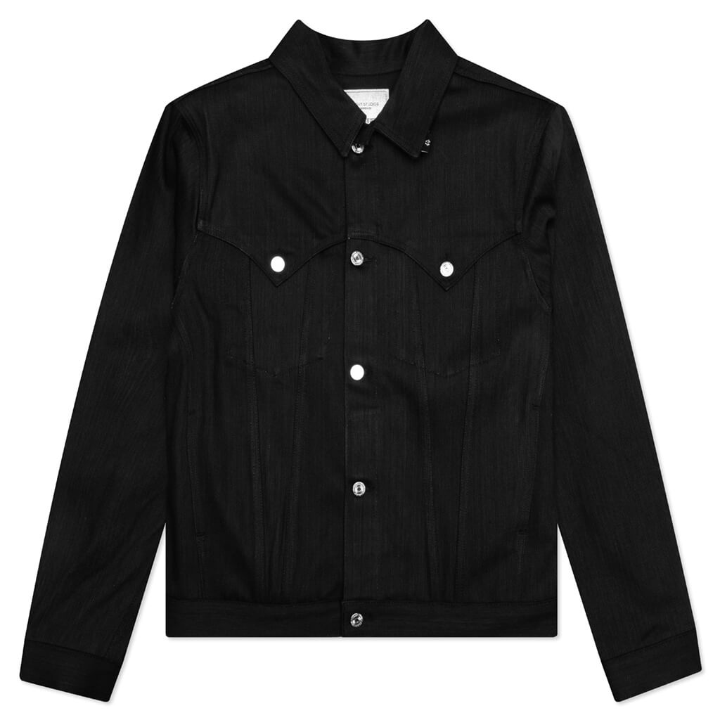 Hollywood Denim Jacket - Black – Feature