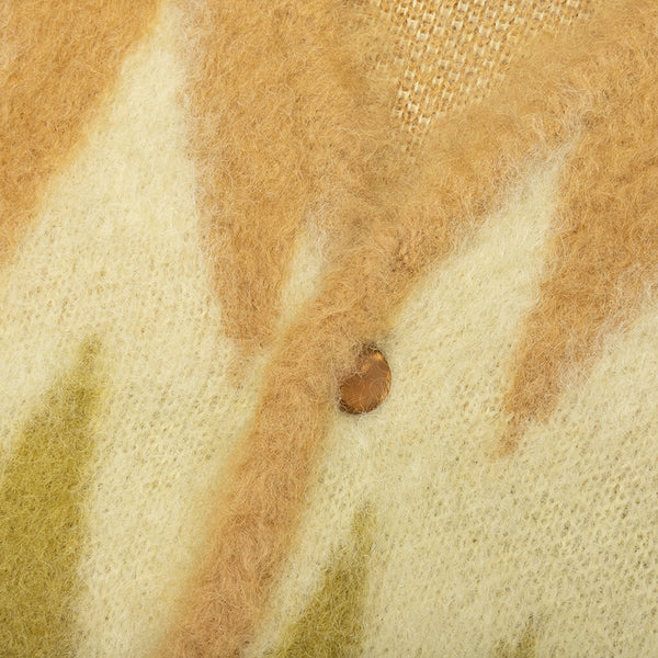 Mohair Cardigan Zigzag - Taupe – Feature