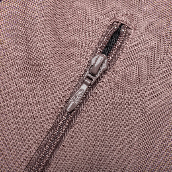 Poly Smooth Track Jacket - Taupe
