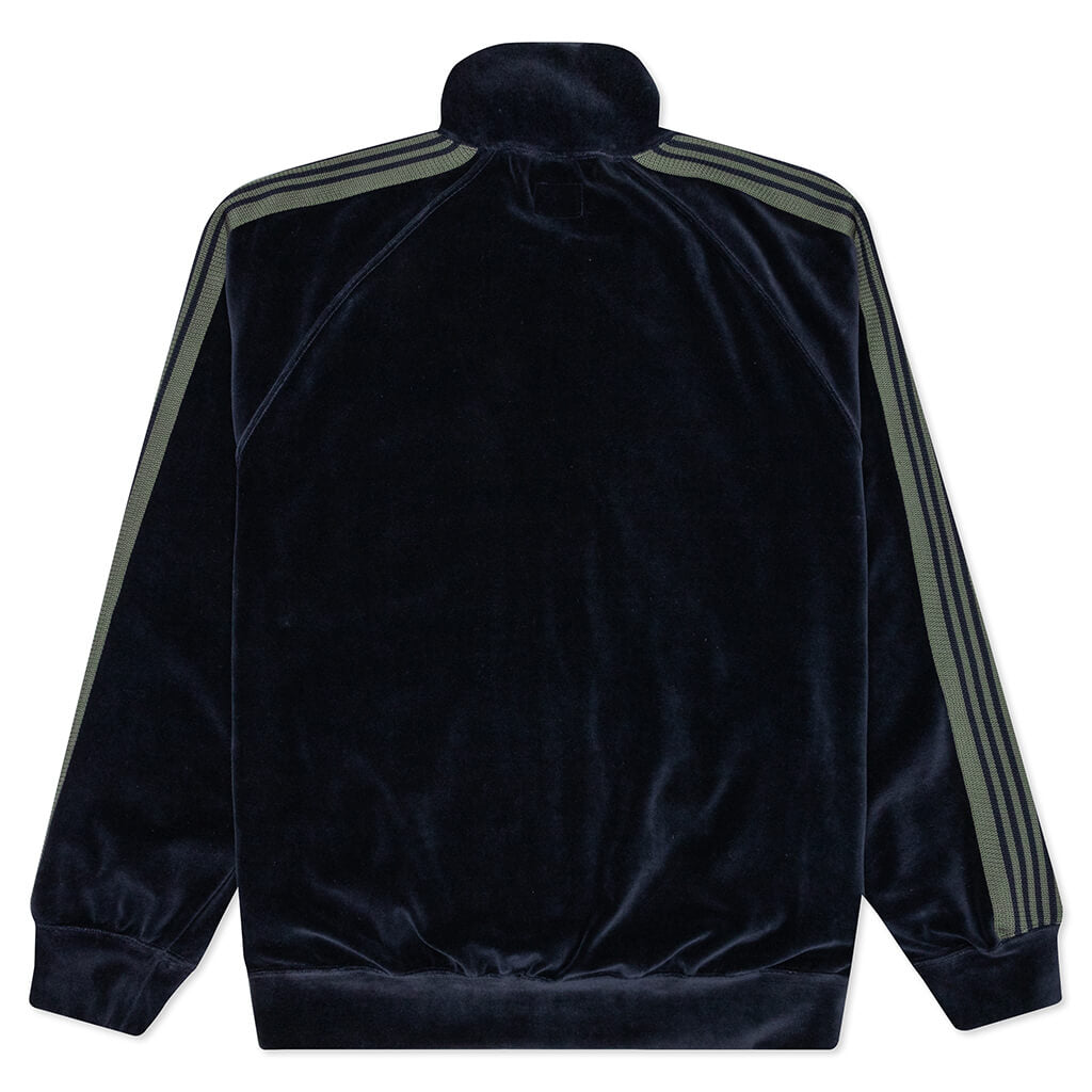 Velour R.C. Track Jacket - Navy – Feature