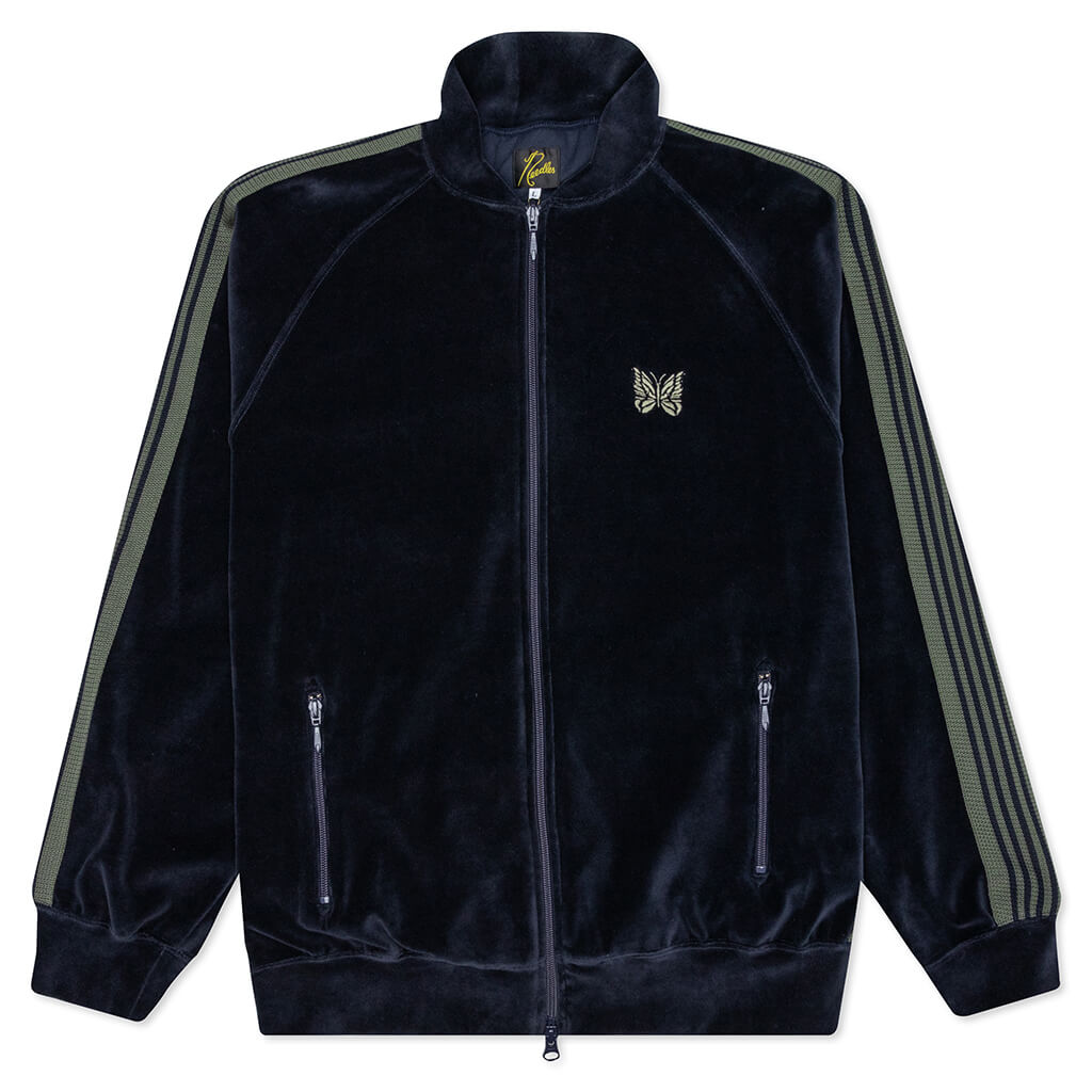 Velour R.C. Track Jacket - Navy – Feature