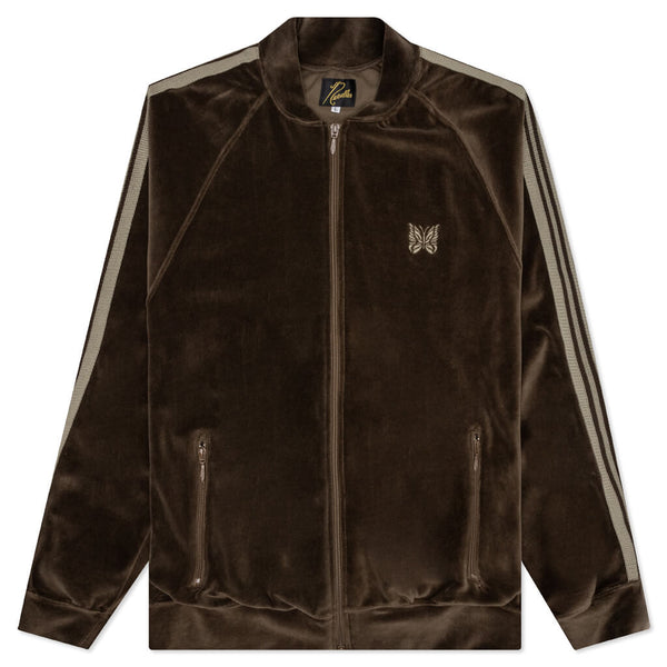 Velour R.C. Track Jacket - Brown – Feature