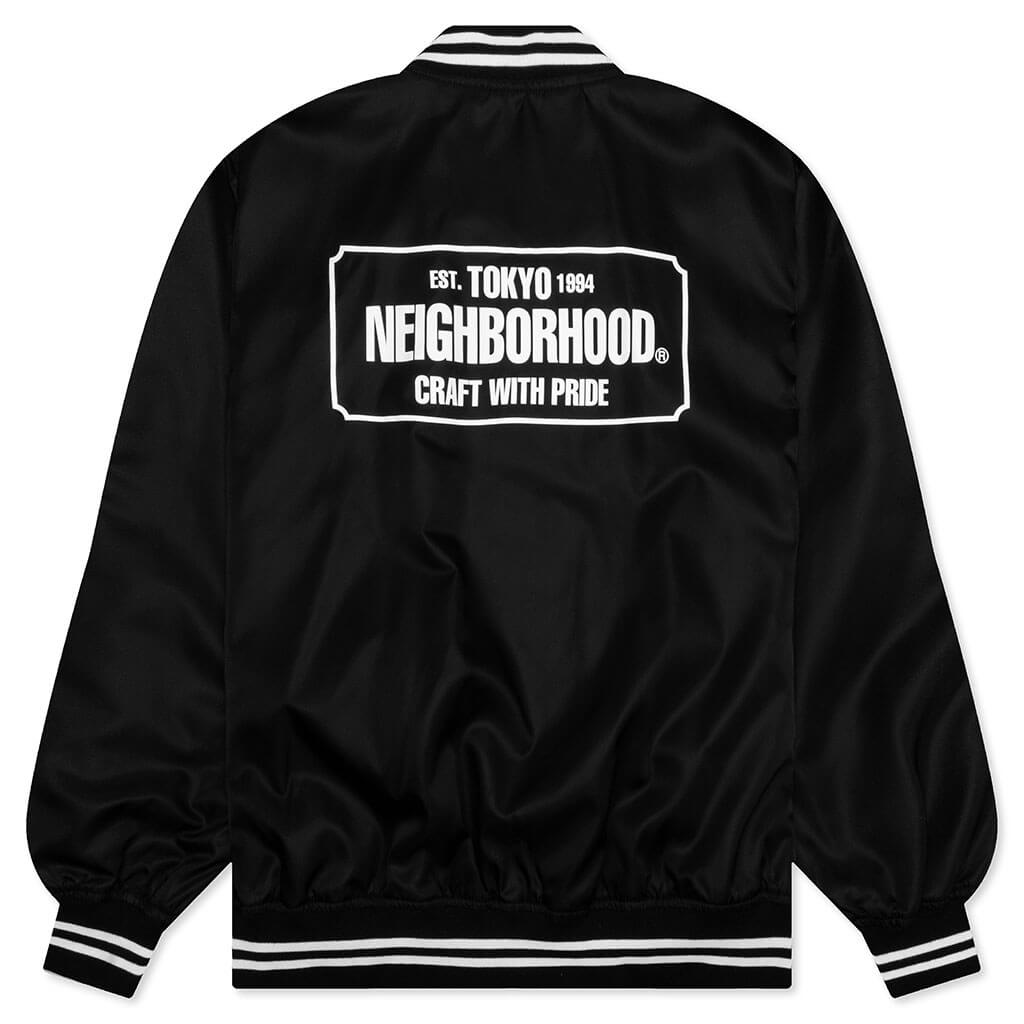 ウェア NEIGHBORHOOD BASEBALL JACKET BLACK Baseball Jacket - Black – Feature